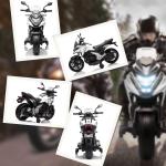 Honda Elmotorcykel för Barn med Musik och Ljus, upp till 30 kg, 3–6 År, Vit, 3 km/h