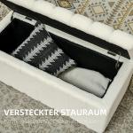 Bänk Sängbänk Stoppad av Trä för Hall och Vardagsrum Förvaringsbänk med Träben 102 x 45 x 46 cm