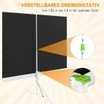 Projektorduk med Stativ, HD 4K, 16:9, Roll-up, 186 x 105 cm (84 tum)