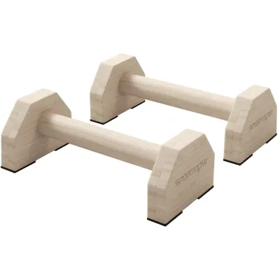Push-Up Handtag 2-Pack i Bokträ Max 120 kg, Natur
