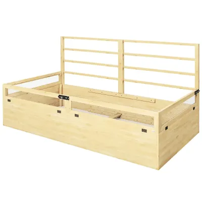 Odlingsbänk Odlingslåda Natur av Trä 183 x 98,5 x 95 cm