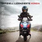 Honda Elektrisk Barnmotorcykel med Musik och Ljus, upp till 30 kg, 3–6 År, Röd, 3 km/h