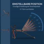 Justerbar Träningsbänk med Elastiskt Rep, Sit-up-bänk, 6 Nivåers Ryggstöd, upp till 150 kg, Stål och Konstläder, Svart + Röd, 145 x 49 x 48–127 cm