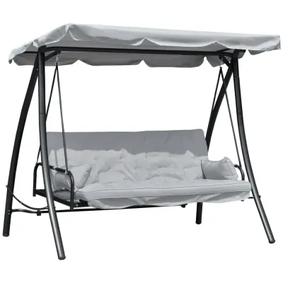 Hammock med Liggfunktion 3-Sits 209 x 114 x 170 cm