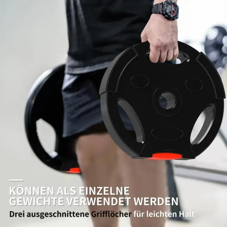 Viktskivor 4-Pack (2x5 kg + 2x2,5 kg), Svart