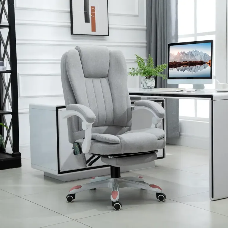Massagestol Kontorsstol Gamingstol 66 x 63 x 107–115 cm