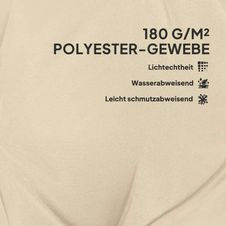 Stolsdynor 4-Pack med Knytband 108 X 50 cm, Beige