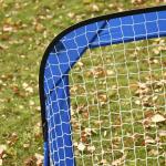 Pop Up Fotbollsmål 2-Pack Bärbara Hopfällbara Minimål med Bärväska för Trädgård och Sport Blå 123 X 80 X 80 Cm