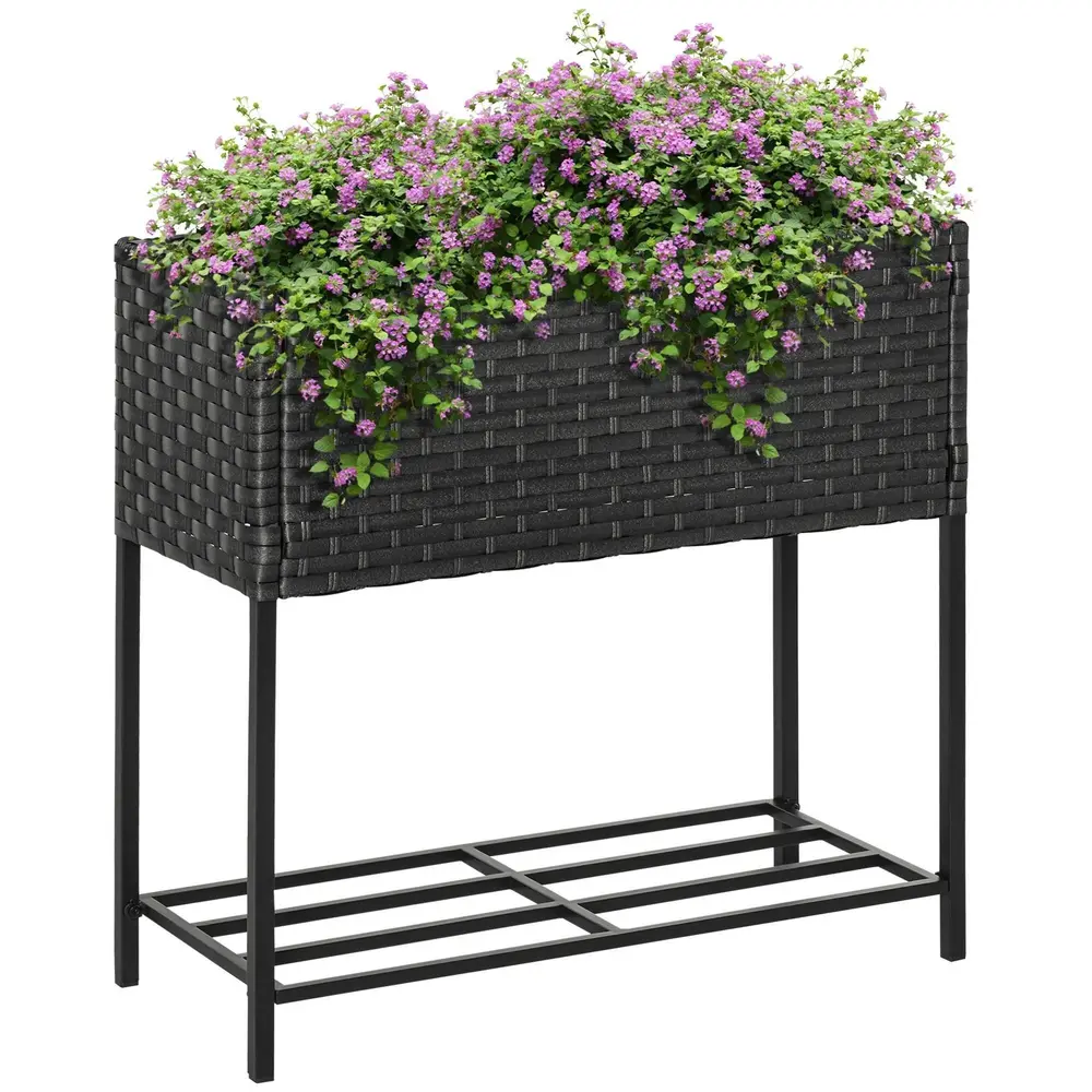 Upphöjd Blomlåda Konstrotting Odlingslåda 70 x 30 x 72 Cm