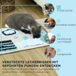 Sniffmatta Hundmatta Färgglad av Sammet för Hundar Aktiveringsmatta och Träningsmatta för Långsam Matning