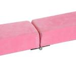 Hopfällbar Balansbom för Gymnastik, Träningsbom för Inomhus och Utomhus, Perfekt för Balansträning Hemma, Rosa, 210 cm