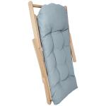 Fåtölj med Justerbart Ryggstöd och Ram i Bokträ för Vardagsrum Ergonomisk och Avkopplande Ljusgrå Bok och Tyg Upp till 120 kg