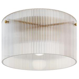 Taklampa med Akrylskärm för LED- och Halogenlampor i Modern Design för Sovrum och Vardagsrum Ergonomisk och Elegant Krämfärgad Metall