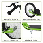Barnskoter Sparkscooter Stadsskoter Sparkbräda Pneumatiska Däck och Handbroms från 5 År