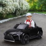 Barnelbil Lexus för Barn 3–6 År, med MP3-musik, Svart, 106 x 43 x 44 cm