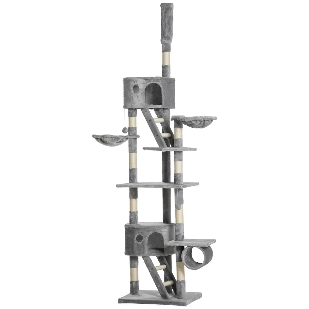 Högt Klösträd Golv-till-Tak Klätterträd 240-260 Cm
