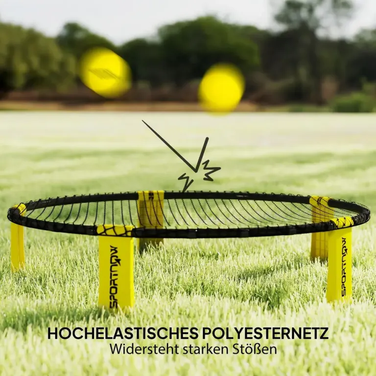 Roundnet Spikeball Set med Nät 3 Bollar Ø92x20 cm