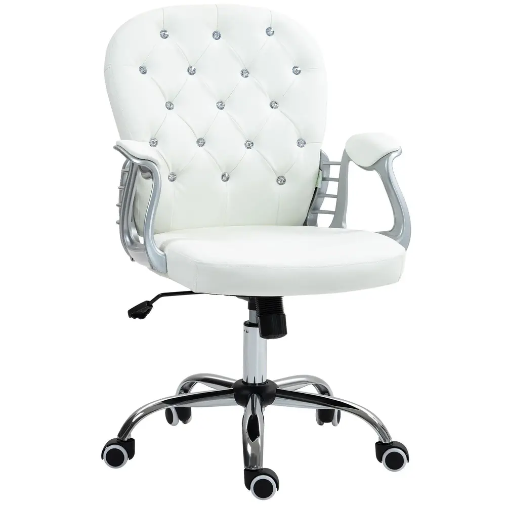 Ergonomisk Kontorsstol med Armstöd och Vadderat Ryggstöd