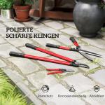 Häcksaxset 3-delad Trädgårdssax med Stålblad och Handtag