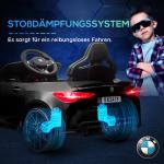 Elbil för Barn BMW M4 med Ljud och Ljus inkl Fjärrkontroll för Lek Hållbar och Säker Svart Plast för Barn 3–5 År 3–5 km/h