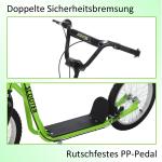 Barnskoter Sparkscooter Stadsskoter Sparkbräda Pneumatiska Däck och Handbroms från 5 År