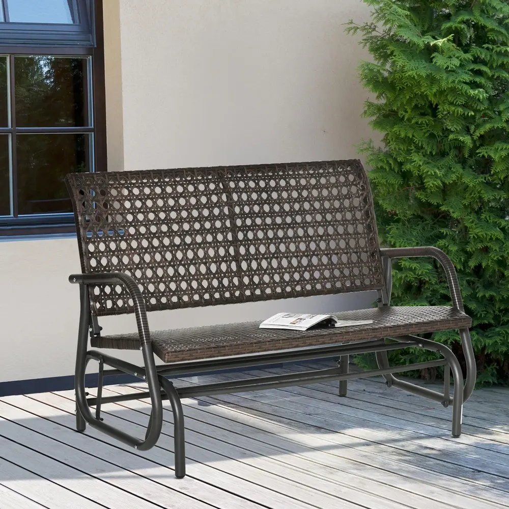 Gungbänk i Konstrotting 2 Personer 70 x 120 x 84 Cm
