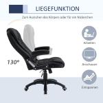 Ergonomisk Kontorsstol i Mesh, Bekväm Skrivbordsstol med Svankstöd, Justerbar Arbetsstol för Hemmakontor, Svart, 65 x 72 x 100-120 cm
