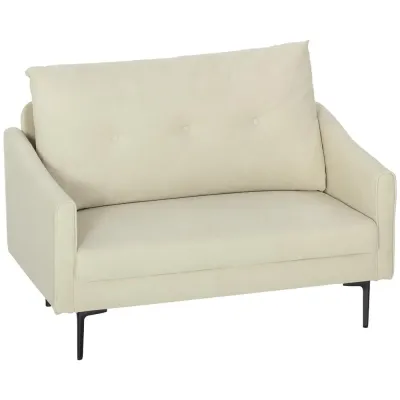 2-Sits Soffa med Skumstoppning och Tygöverdrag