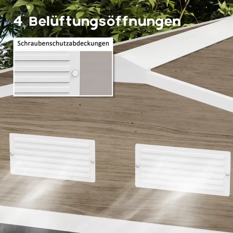 Redskapsbod Trädgårdsskjul Trädgårdsbod Ljusbrun 277 x 195