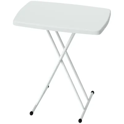 Trädgårdsbord Sidobord Höj- och Sänkbart 76 x 50 x 74 cm