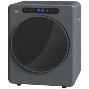 Kompakt Torktumlare med 6 Program, 40-60°C, 3 kg Kapacitet och Touchkontroll, Grå