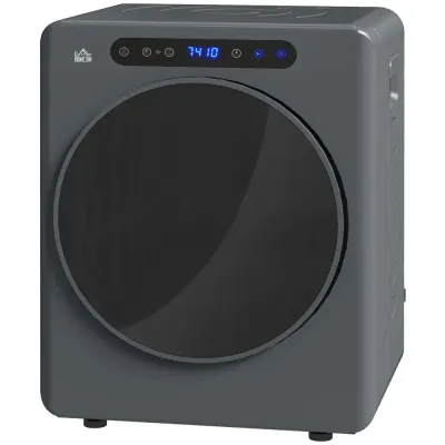 Kompakt Torktumlare 6 Program 40-60°c 3 kg Kapacitet, Grå