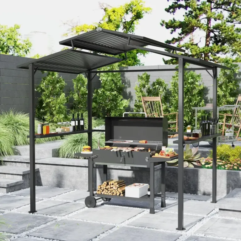 Grillpaviljong Trädgårdspaviljong 250 x 160 x 250 cm