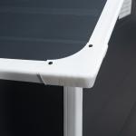 Verktygsbod Trädgårdsbod Redskapsbod med Ventilationsfönster Metall för Trädgård Grå 134 X 104 X 204 Cm