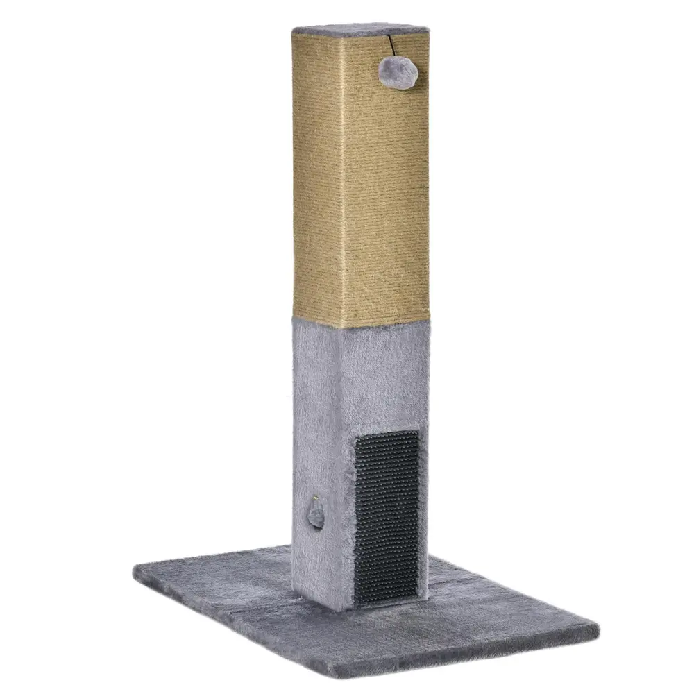Klösträd med Jute-Rep Kompakt Klösmöbel med Leksak 79 Cm