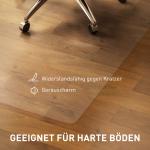 Halkfri Golvskyddsmatta, 1,5 mm Tjock, Transparent, 120x120 cm