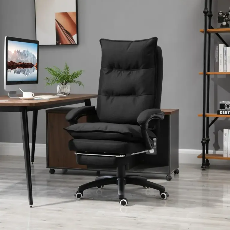 Kontorsstol med Massagefunktion Ergonomisk Skrivbordsstol