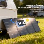 Solpanel Bärbar Grå Tyg och Kisel för Camping Solcellsladdare 36 W Hopfällbar och Vattentät USB-Laddning för Mobil och Powerbank