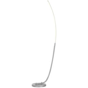 Dimbar LED-halllampa med Fotkontakt, Modern Golvlampa, Silver