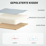 Kontorsstol Skrivbordsstol Ergonomisk Ljusgrå av Konstläder för Kontor Höj- och Sänkbar Snurrstol med Vippfunktion och Armstöd