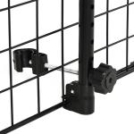 Hundgaller för Bil, Justerbar Säkerhetsbarriär för Bagageutrymme, Universalt Galler för Hundtransport, Svart, 91-152 x 30 cm