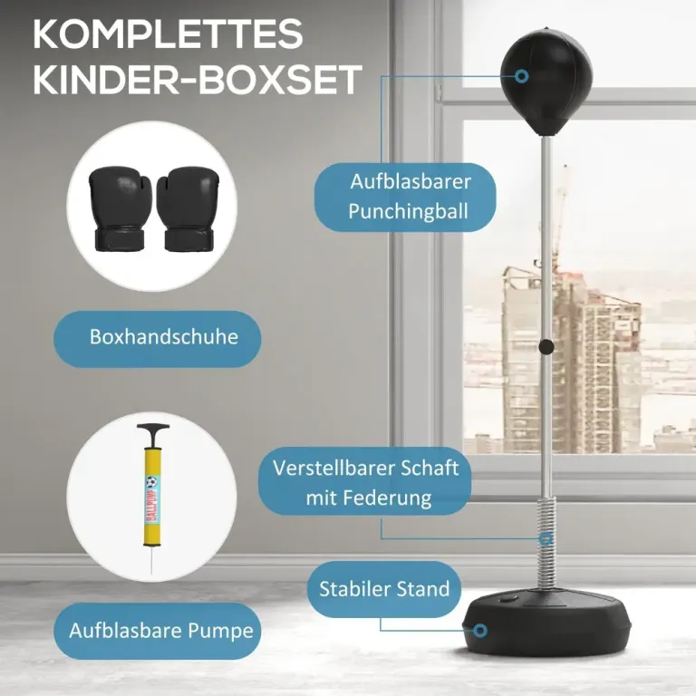 Fribärande Stansboll med Stativ och Handskar