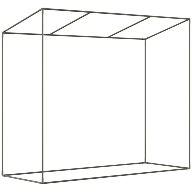 Växthus i Tunnelmodell Kompakt Drivhus 200 x 68 x 196 cm