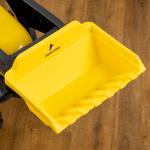 Barnhjullastare, Kontrollerbar Frontlastare, Pedaldriven, Gul/Svart, 3+