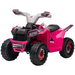 Elektrisk Barnfyrhjuling, Växlar Framåt och Bakåt, 18–36 Månader, Rosa, 2,5 km/h