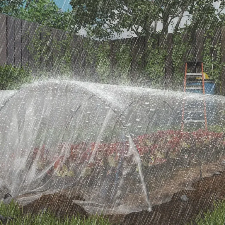 Växthusfilm Trädgårdsfilm Transparent av Plast 7 x 8 m