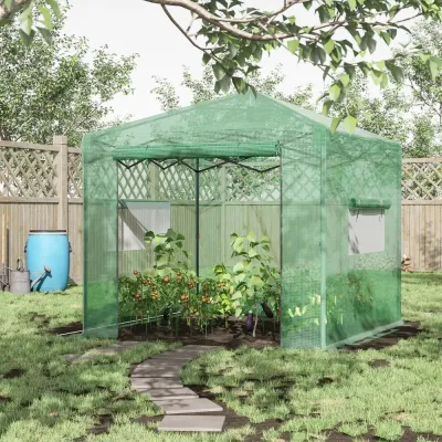 Rymligt Tomatväxthus i Pe-plast Drivhus 238 x 178 x 240 cm