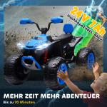 Elektrisk Quad för Barn 24V med 4 Hjul, Strålkastare, USB, MP3, 6,5 km/h, 3-8 År