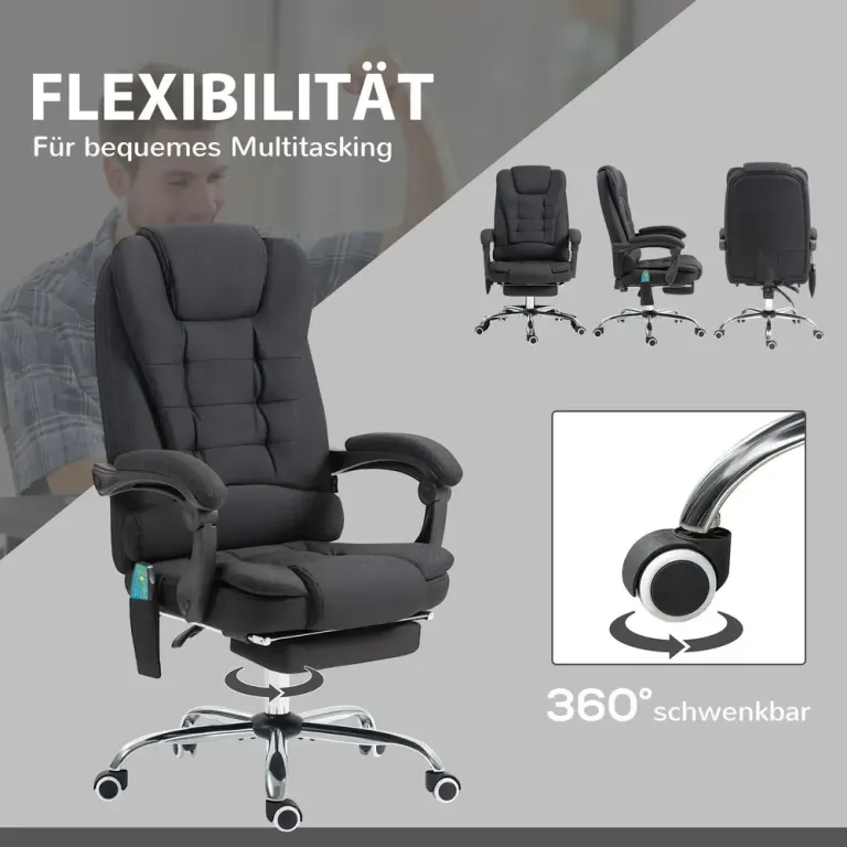Kontorsstol Ergonomisk med Massagefunktion