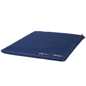 Luftmadrass Uppblåsbar Luftbädd Campingmadrass Liggunderlag PVC och Polyester Marinblå 195 X 138 X 10 Cm